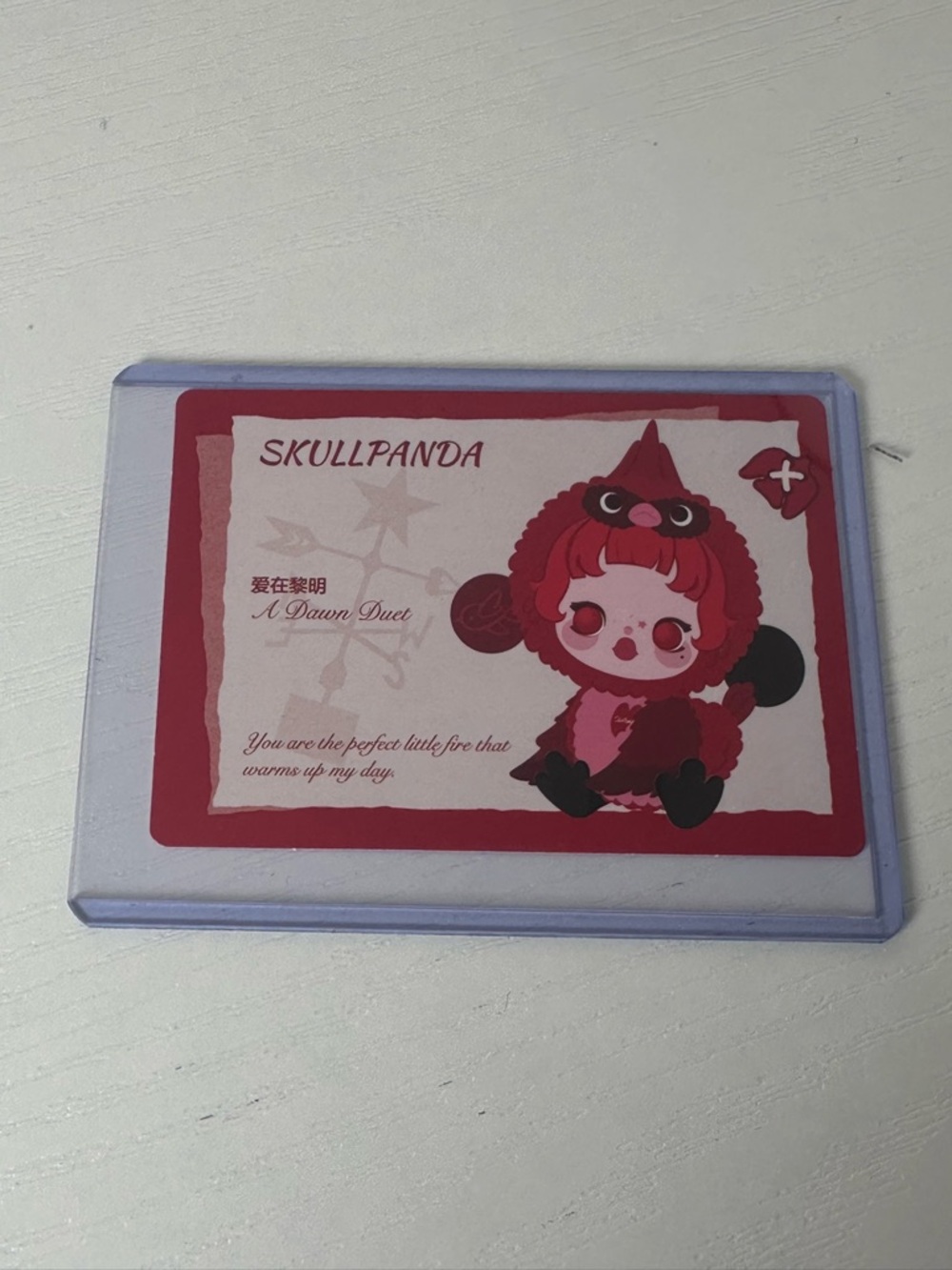 Dear Birds Series Skullpanda “A Dawn Duet” Plush Pendant - Picture 7 of 8
